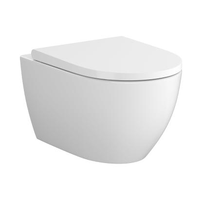 Danbad Zen Pro Vortex væghængt toilet inklusiv toiletsæde