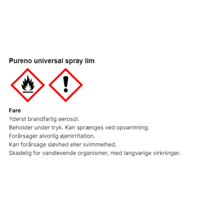Pureno universal spray lim - 500 ml