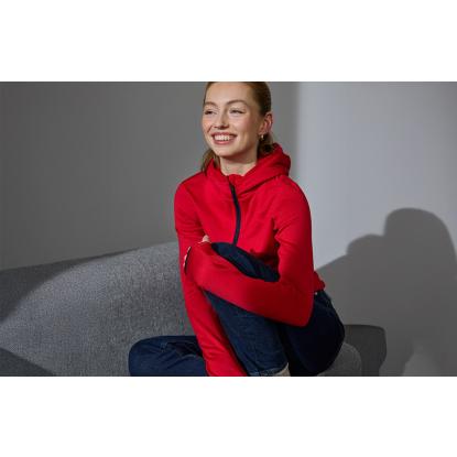 ID 0841 cardigan med stretch, komfort, dame, rød