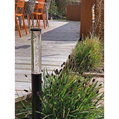 LightsOn Pollux havelampe, IP44, Ø5 x 64 cm, sort