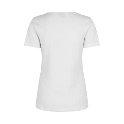 ID 0508 Interlock T-shirt, dame, hvid