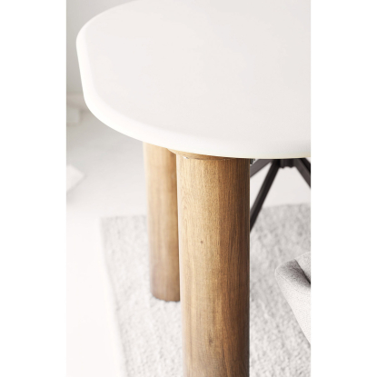 Fondi spisebord i cement look, sand/brun, 100 x 240 cm