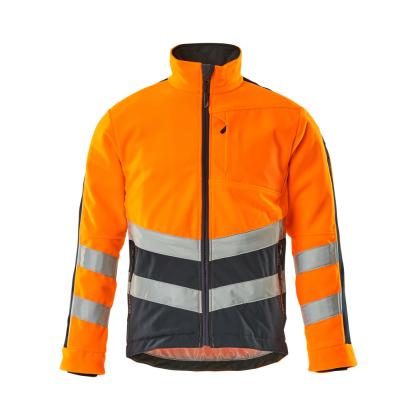 MASCOT SAFE SUPREME Sheffield fleecejakke, hi-vis orange/mørk marine