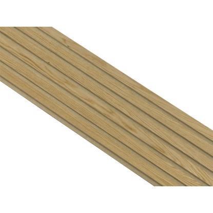I-Wood Medio+ Original akustikpanel, klar olieret, brun filt og lys kerne, egefiner, 16 x 300 mm