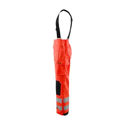 Blåkläder 1302 high vis regnbuks level 2, hi-vis rød