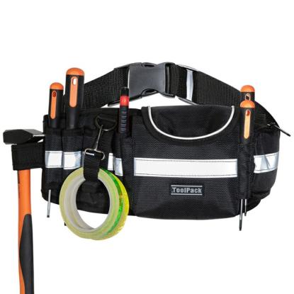 ToolPack værktøjsbælte/hammerholder med frontlommer, 135 cm