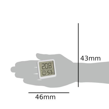 TFA digitalt termo-hygrometer, 43 x 13 x 46 mm