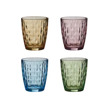 aida Mosaic vandglas, 34 cl, flerfarvet - 4 stk.
