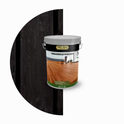 Trip Trap terrasseolie eksklusiv, sort - 5 liter