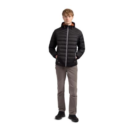 Trespass WHITMAN II packaway dunjakke med pose, herre, sort/rust