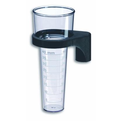 TFA regnmåler med sort holder - 40 mm