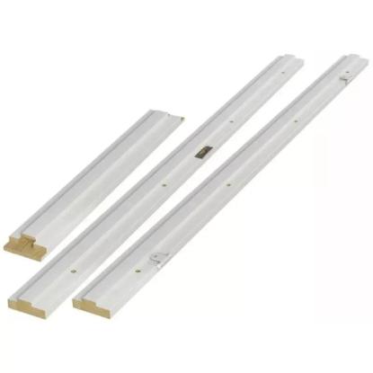 Swedoor Snap-In karm uden bundstykke, 121 mm, hvid - 208,9 cm høj