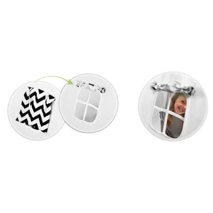 Tipi telt med puder og lamper, panda, sort/hvid