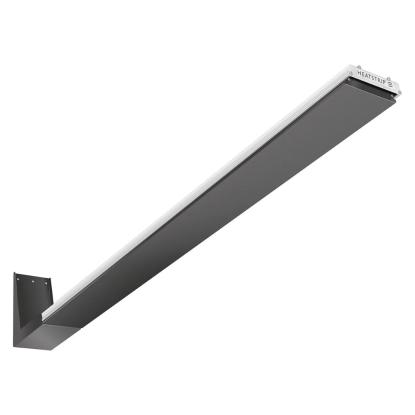 HEATSTRIP vægbeslag til Elegance og Design, sort