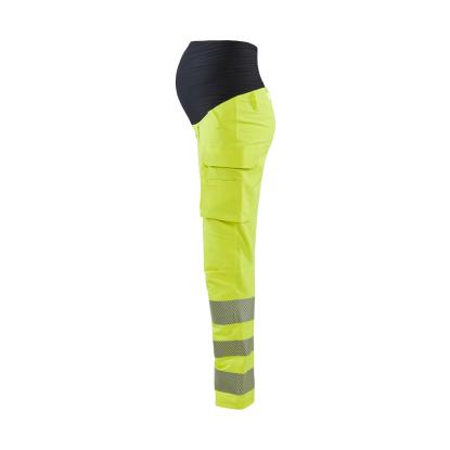 Blåkläder 7100 graviditets high vis buks 4-vejs stretch, hi-vis gul/sort