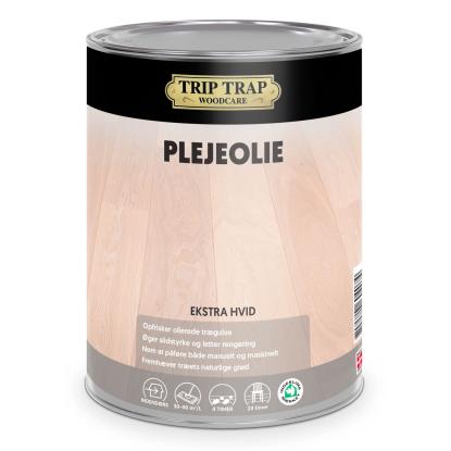 Trip Trap plejeolie, oliebaseret, ekstra hvid - 1 liter