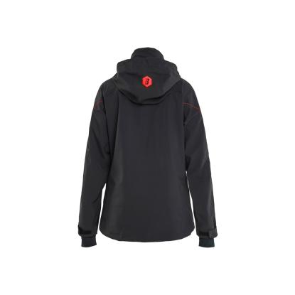 Blåkläder 4403 dame skaljakke 4-vejs stretch, sort/rød
