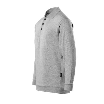 MASCOT CROSSOVER polosweatshirt, grå-meleret