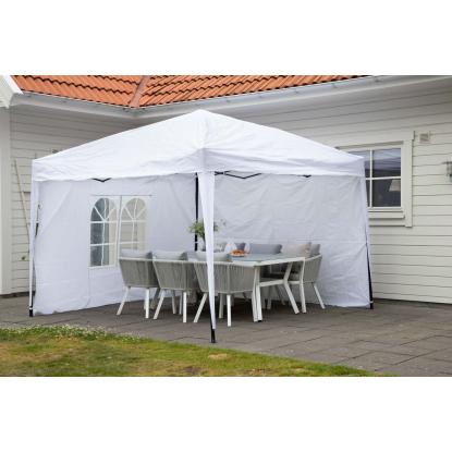 Venture Design Easy Up pavillon, hvid, 250 x 295 x 295 cm