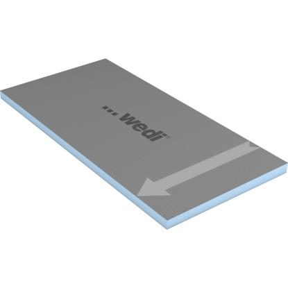 wedi Riolito gulvplade med fald, 600 x 1200 x 60/50 mm