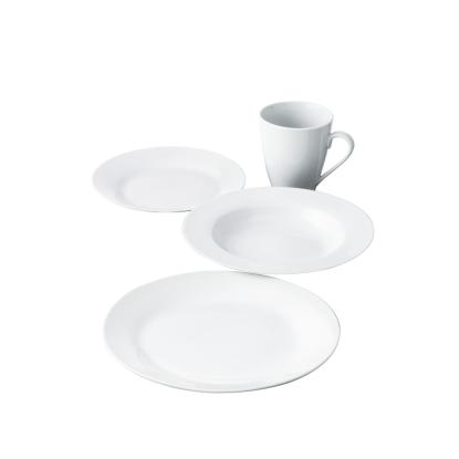 aida café spisestel, porcelæn, hvid - 24 dele