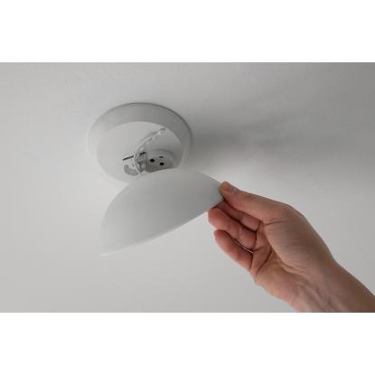 CableCup Hide roset, Ø14,4 cm, hvid