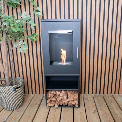 ScandiFlames Cheyenne biobrændeovn, sort