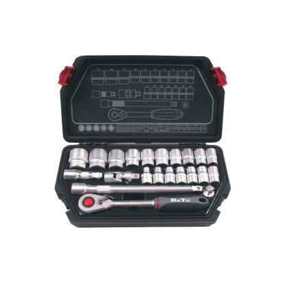 BATO SplineLock topnøglesæt, 1/2", 10-32 mm - 22 dele