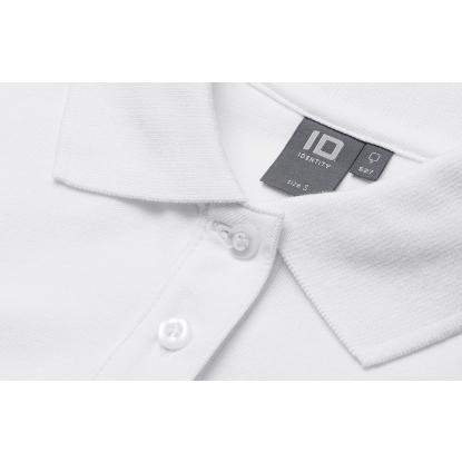 ID 0527 poloshirt med stretch, dame, hvid