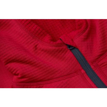 ID 0841 cardigan med stretch, komfort, dame, rød