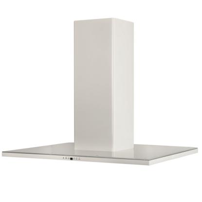 Silverline SL4250 Nordic Dark Ada frithængende emhætte, hvid/hvid glas, 90 cm