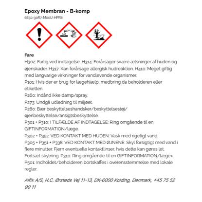 Alfix epoxymembran, B-komponent - 5 kg
