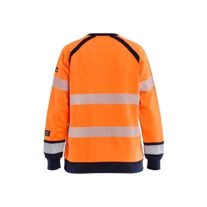 Blåkläder 3454 dame multinorm sweatshirt inherent, hi-vis orange/marineblå