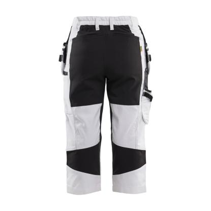 Blåkläder 7109 dame knickers med stretch, hvid/sort