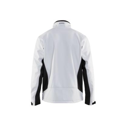 Blåkläder 4950 softshell jakke, hvid/mørk grå