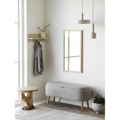 Palena hjørnebord, teak, Ø40 cm