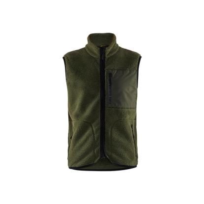 Blåkläder 3820 fiberpels vest, efterårsgrøn