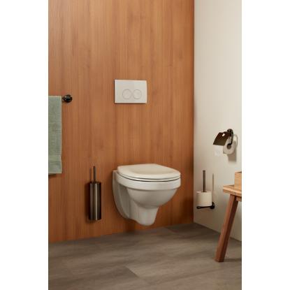 Haceka Kosmos toiletrulleholder med cover, grafit
