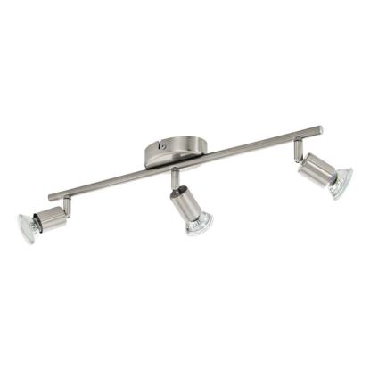 EGLO BUZZ-LED spotskinne, L48,5 cm, GU10, børstet stål