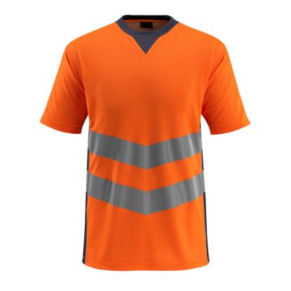 MASCOT SAFE SUPREME Sandwell T-shirt, hi-vis orange/mørk marine