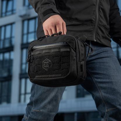 M-TAC Elite Hex EDC skuldertaske, sort