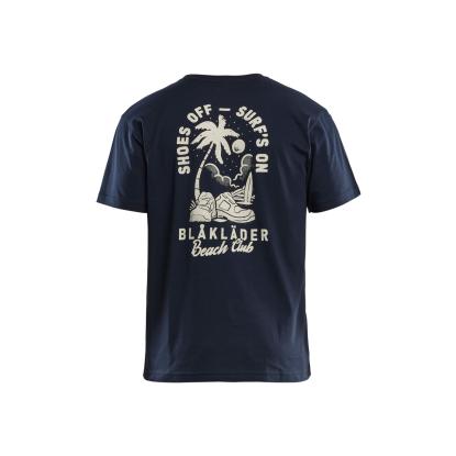Blåkläder 9419 t-shirt blåkläder beach club, mørk marineblå