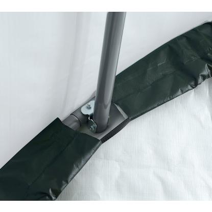 ShelterLogic Run-in-Shed sidepaneler til overdækning/hestestald, polyethylen/stål, grøn