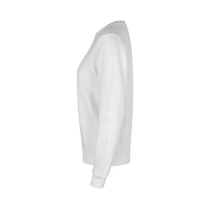 ID 0683 sweatshirt, økologisk, dame, hvid