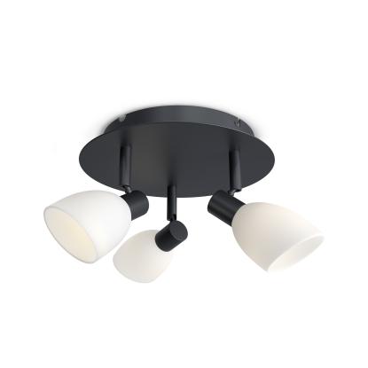 Herstal Cut 3 spotlampe, G9, sort/opal