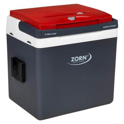 ZORN elektrisk køleboks, 12/230V, akku 18V tilslutning, 26 liter