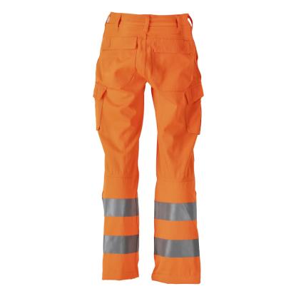 MASCOT SAFE LIGHT arbejdsbukser med lårlommer, hi-vis orange