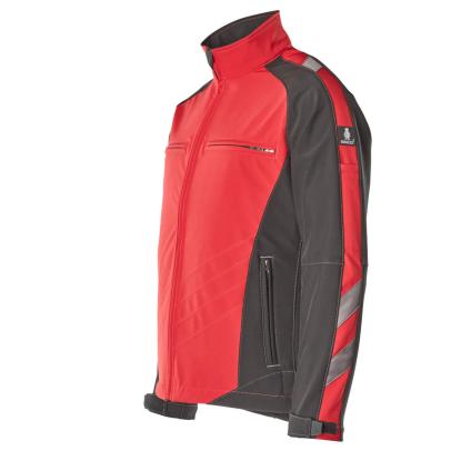 MASCOT UNIQUE Dresden softshell jakke, rød/sort