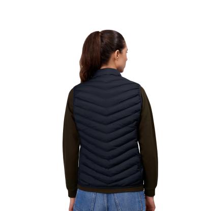 ID 0893 bodywarmer vest med stretch, dame, navy