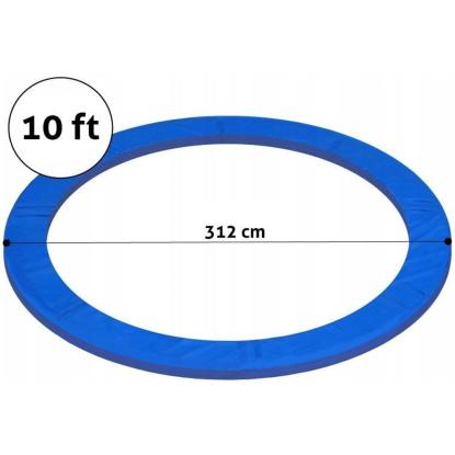 Viking Sports sikkerhedspude til trampolin, blå - Ø305 x 24 cm